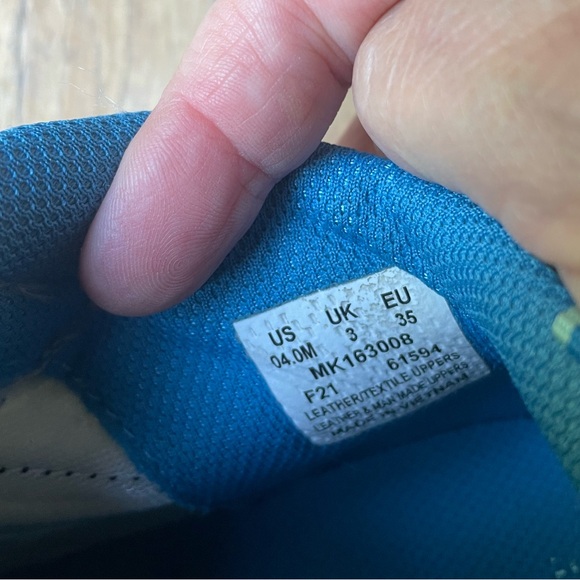 Merrell Kids Boots Velcro Closure Size 4M Blue Grey - Picture 10 of 11